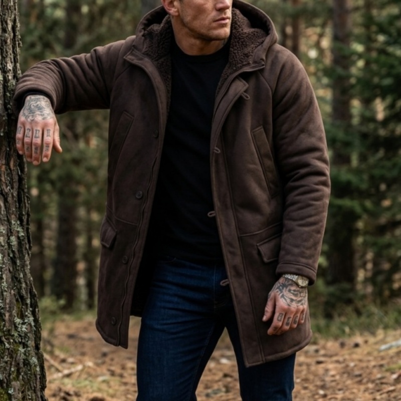 Outdoor Hunting Coat - Nieuwe heren winterjas met imitatiebont voering