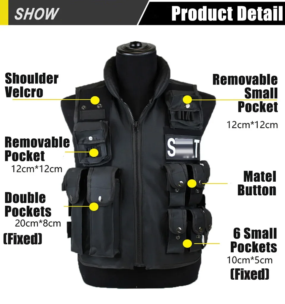 Outdoor Hunting Coat - Multi Zakken Tactisch Vest Jacht Outdoor