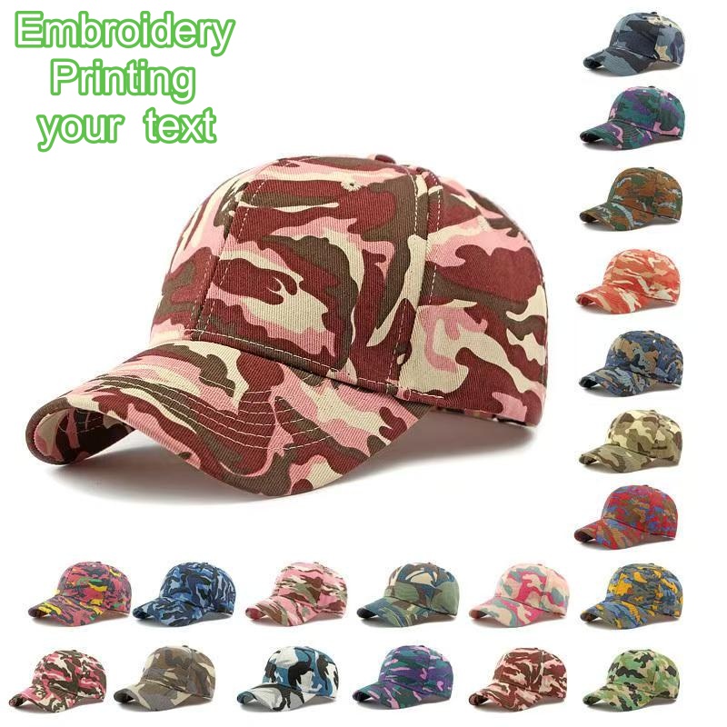 Hunting Outdoor Logos - Unisex camouflage verstelbare baseball caps marine