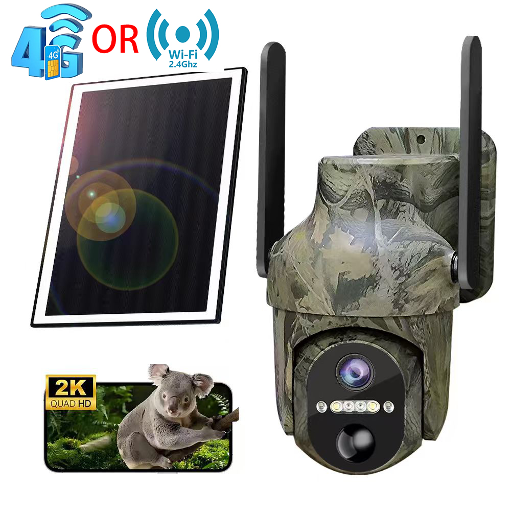 Outdoor Hunting Camera Wifi - 2K 3MP 4G mobiele of WiFi