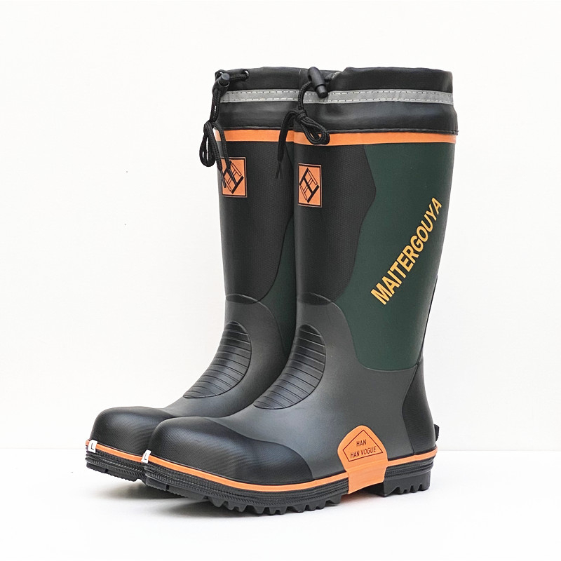 Hunting Boot Insole - Waterdichte visserij-jachtregenlaarzen, rubberen schoenen met antislipzool,