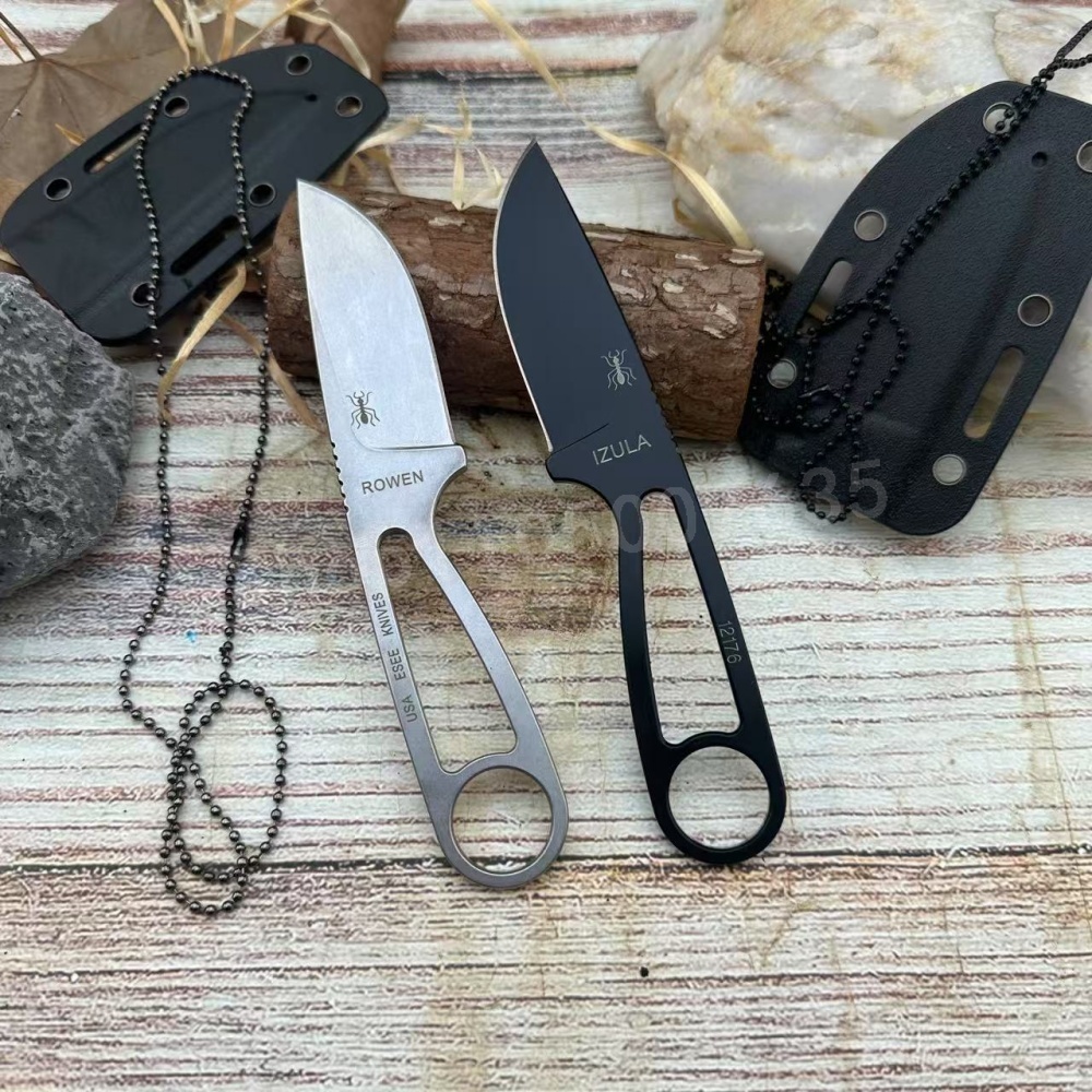 Knife Hunting Fixed Blade - IZULA Hoge Sterkte Rechte Mes D2