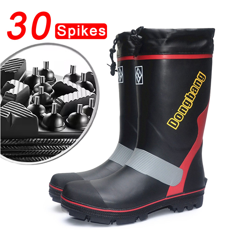 Hunting Boot Insole - Visserslaarzen, antislip waterdichte rubberen rotsvisschoenen met