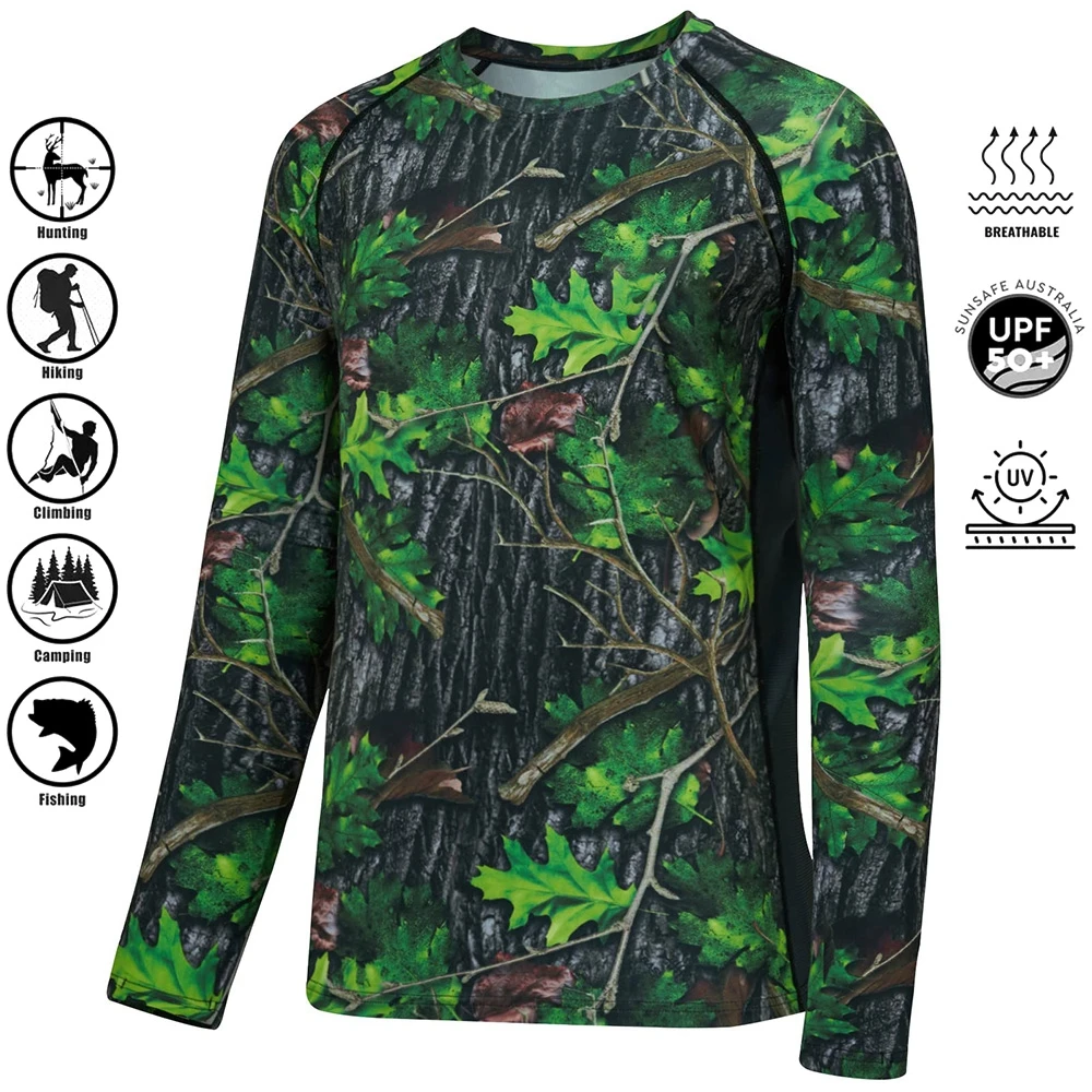 Hunting And Camping In Forest - ﻿ ﻿ Camouflage Bos Jacht T-shirt