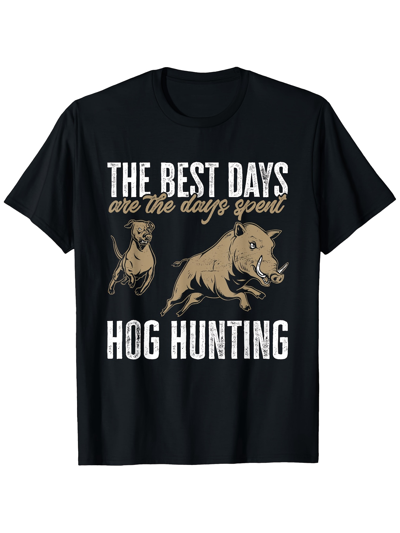 Wild Hog Hunting Dog Print T-S - Wildman Hunting & Outdoor Photos recensie en prijs