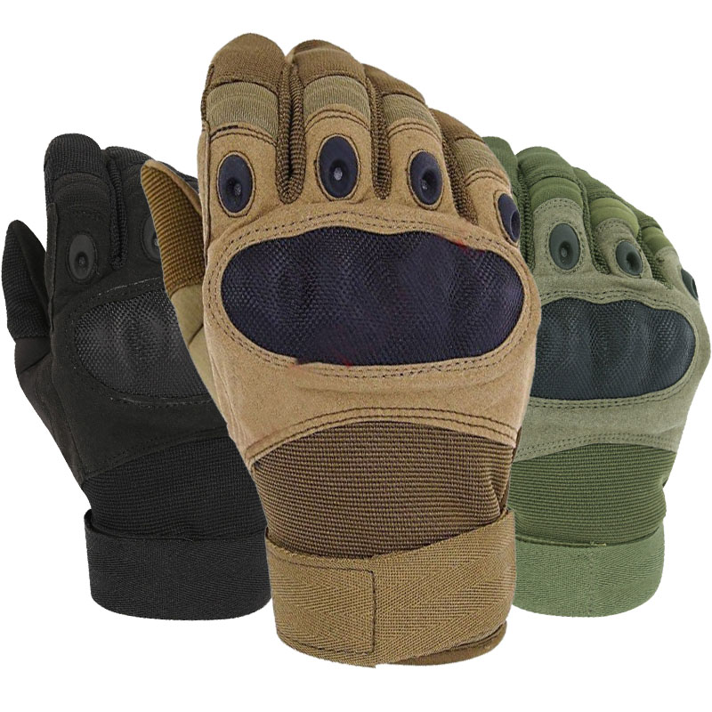Tactische handschoenen met aan - Hunting Outdoor Logos recensie en prijs