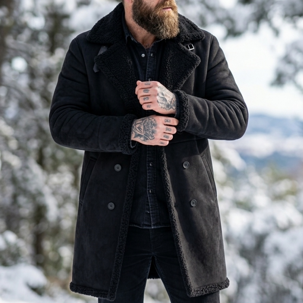 Herenjas van imitatiesuède met - Outdoor Hunting Coat recensie en prijs