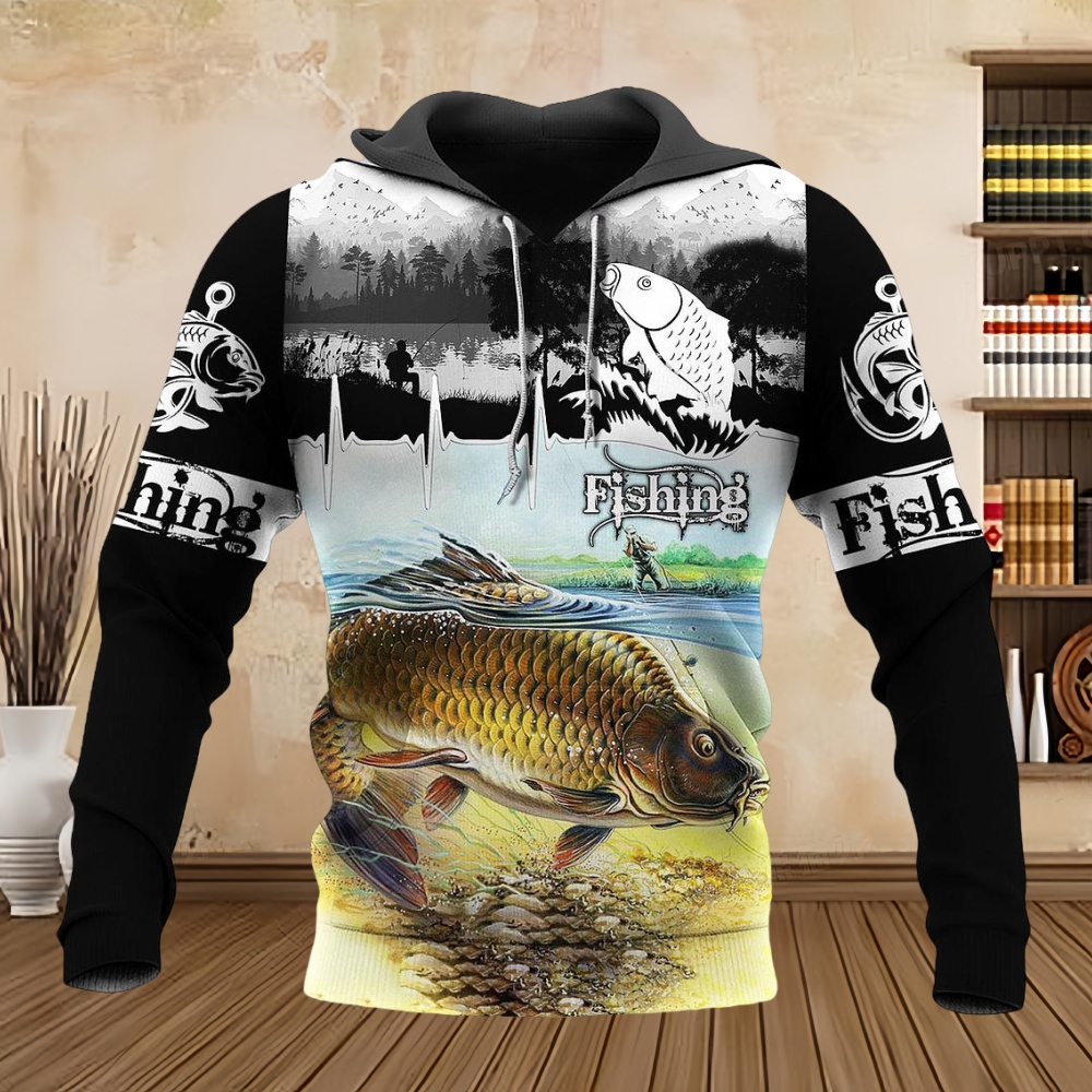 Wild Fishing Print 3D Casual H - Wildman Hunting & Outdoor Photos recensie en prijs
